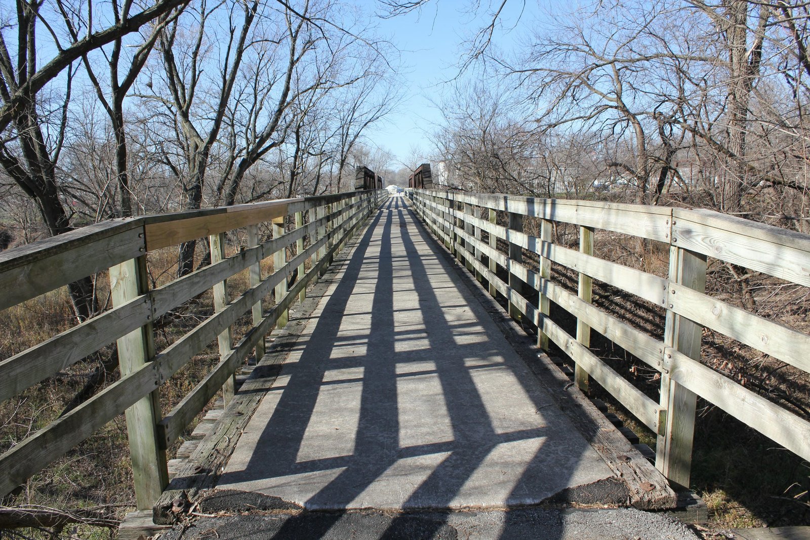 Looking west